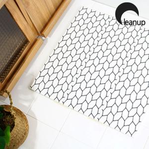 블랙줄눈 스톤헥사곤 몬테라 조립식 데크타일