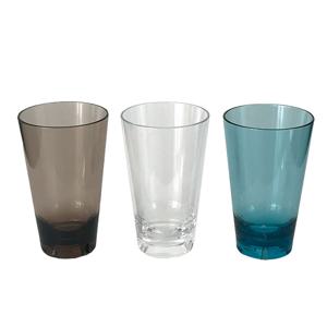 플라스틱 물컵 PC 음료수컵_원형컵 450ml 3colors
