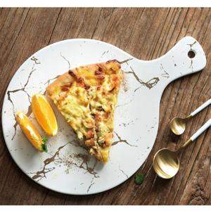 골드마블 원형핸드 플레이팅 트레이 2colors