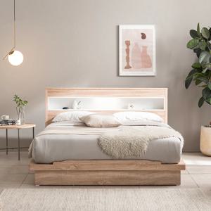 란체스 평상형 LED 조명 호텔침대 프레임 SS/Q 3colors