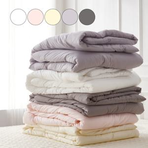 자연주의 깨끗한 순면100% 향균 옥수수솜 차렵이불 S/Q 5colors