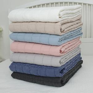 오가닉 60수 순면 피그먼트 침대패드 겸 이불 7colors