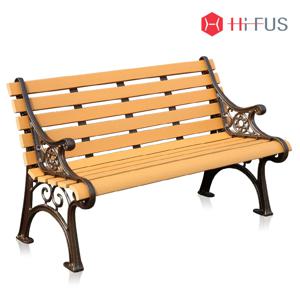 하이퍼스 HFC 알루미늄 벤치의자 (3인) 수지목 야외용