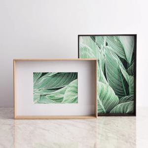 A4 우드사진액자  웨딩액자 캘리그라피 액자 탁상/벽걸이