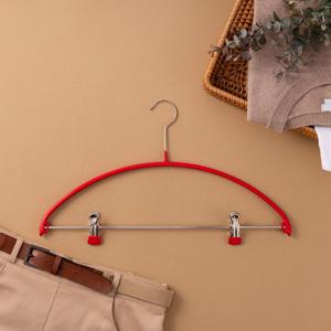 마와 옷걸이 클립형 이코노믹 40/PK 10개 정장 원피스 투피스 바지걸