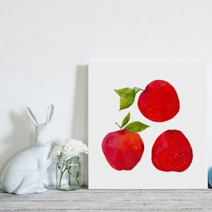 풍수 사과 No10 풋사과 금전운을 부르는 청사과 그림 액자