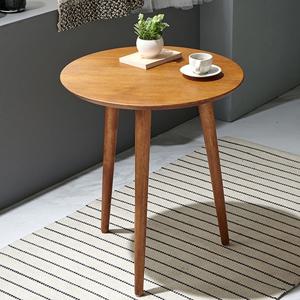 트리앙 홈카페 원목 협탁 소파 원형 사이드 테이블