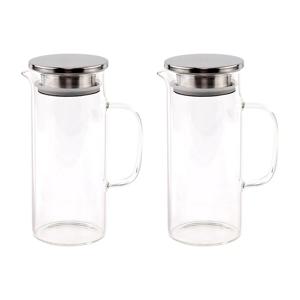 내열유리 냉장고 물병 (소) 2개구성 1000ml