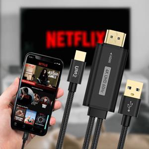 스마트폰 TV 미러링 4K A/C to HDMI 케이블(2M)