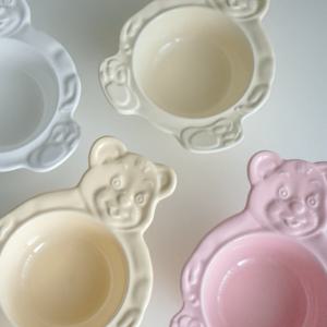 홈카페접시 곰돌이볼 베어볼 (4color)