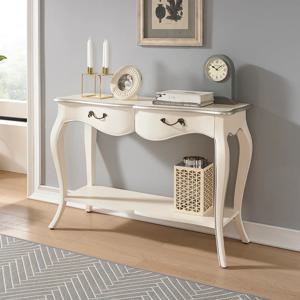 브리앙뜨 포인트 화이트 엔틱 콘솔 1100