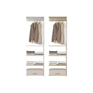 스테이 드레스룸 82cm 연결형_3단선반형 2colors