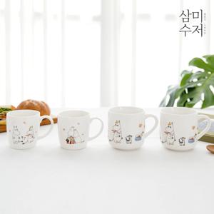 무민 더키친 머그 시리얼 4P 선물세트
