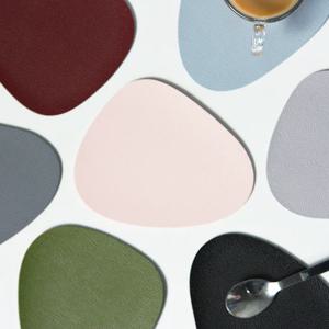 파스텔스톤 가죽 컵받침 2p 7color