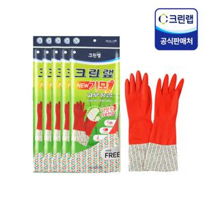 크린랩 기모 고무장갑 5P