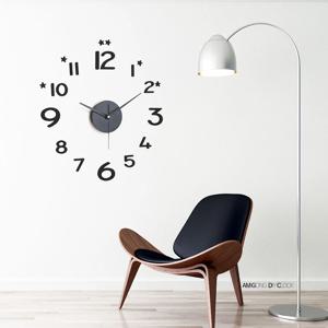 못없이 붙이는 DIY벽시계 시크블랙