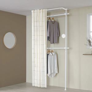 왕자 뉴드레스룸 2폴(일반기본형) 행거(논시스루커튼)