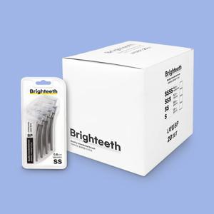 브라이티스 치간칫솔 L자형 8p 4size (160개입 1BOX)
