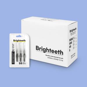 브라이티스 치간칫솔 I자형 3p 4size (60개입 1BOX)