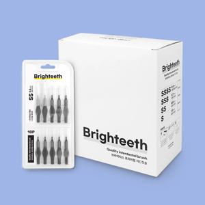 브라이티스 치간칫솔 I자형 10p 4size (200개입 1BOX)