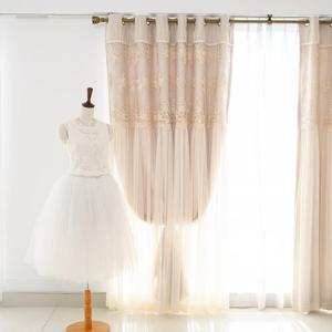 이너스 로지레이스 아일렛 암막커튼 8size 2colors 감성여름 암막커튼 썸머 빛차단