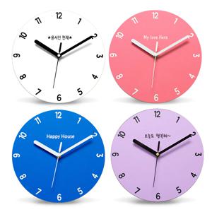 붙이는벽시계 넘버아트(각인)