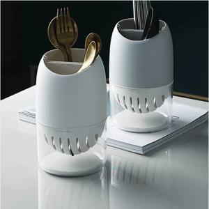 모던 규조토 물빠짐 수저통 1개(색상랜덤)