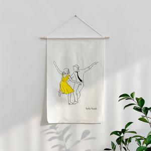 우드 행잉 패브릭 포스터 (우드프레임 포함) / 01 Lala Land /