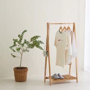 [리퍼]마호가니 원목 1단 2단 옷걸이 행거 2colors