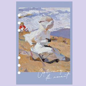명화 6공 다이어리 표지  책읽는여자 (A5 A6)
