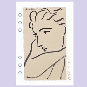 명화 6공 다이어리 표지  (여자의 초상화  A5 A6)