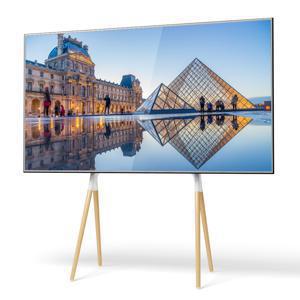 ST1247W 화이트 이젤 스튜디오 TV스탠드 거치대 아트 스탠드600X400