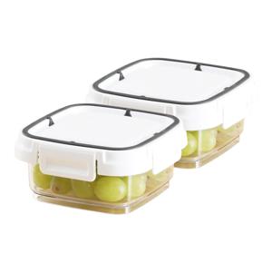 스카이락 정사각 1호 1+1 240ml 밀폐용기