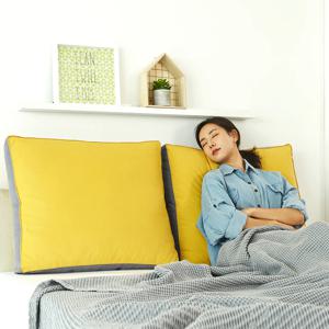 사각 대형 등받이쿠션 침대 12color