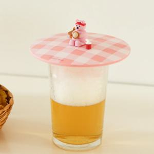 젤리 베어 실리콘 머그 리드 - 02 Picnic pinky