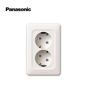 베가와이드 콘센트 2구 (30도 안전형)