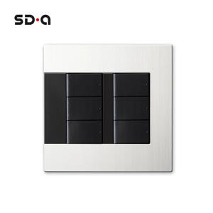 신동아ES 네오티마(플래티마) 스위치 6구 (무램프/ 실버)