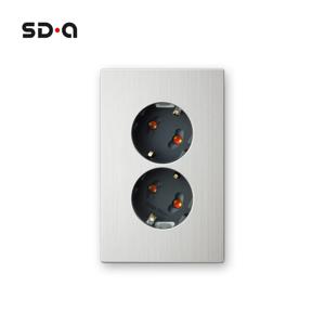 신동아ES 네오티마(플래티마) 콘센트 2구(30도 안전형)(실버)