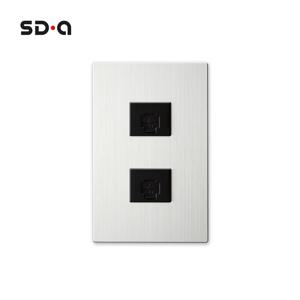 신동아ES 네오티마(플래티마) 전화기용 모듈러잭 8P 2구(실버)