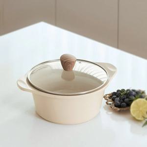 국내생산 루나 세라믹 인덕션 양수냄비 20cm