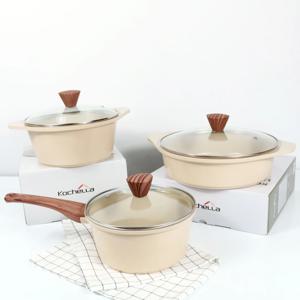 국내생산 루나 세라믹 인덕션 냄비 3종 세트(편18,양20,전골24)