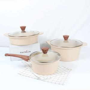 국내생산 루나 세라믹 인덕션 냄비 3종 세트(편18,양24,전골24)