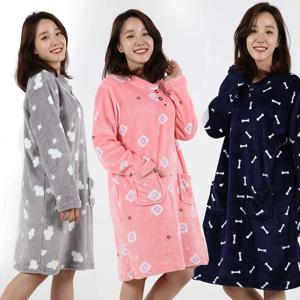 여성용 수면잠옷 밍크 잠옷 원피스 5종 택일 D9202