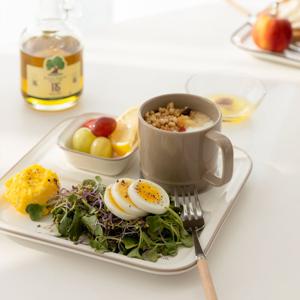 런데이 브런치 세트 (나눔접시+스낵볼+머그컵) (3color)