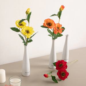 빈티지 양귀비 화병set 45cm 3colors 인테리어 조화