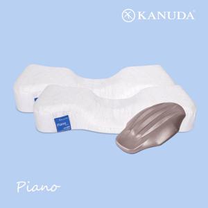 블루라벨 피아노 면모달 기능성 경추베개 더블세트 (베개2+허리냅1)