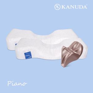 블루라벨 피아노 면모달 기능성 경추베개 더블세트 (베개2+머리냅1)