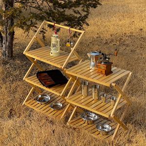 접이식 우드 쉘프 3단 500 행거 + 휴대용 가방