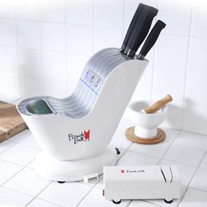 프렌치불 UV자외선 칼살균기 +티타늄 4종 칼세트 +칼블럭 FB-OKC1810