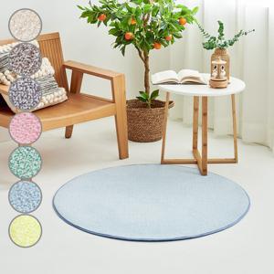 데일리 단모 사계절 원형 러그 카페트 4size 7color